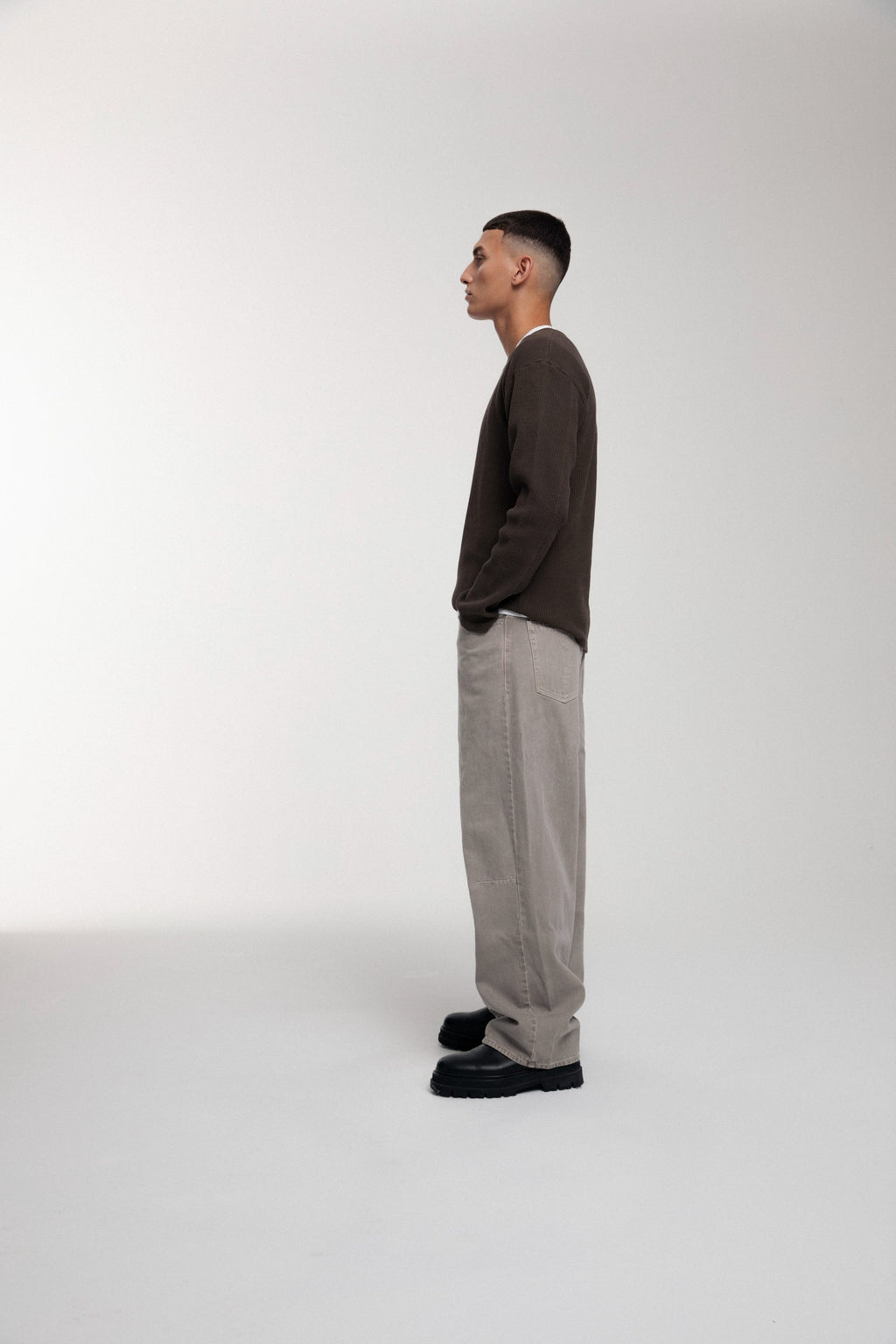 Thermal Trace Crewneck - Chocolate Brown