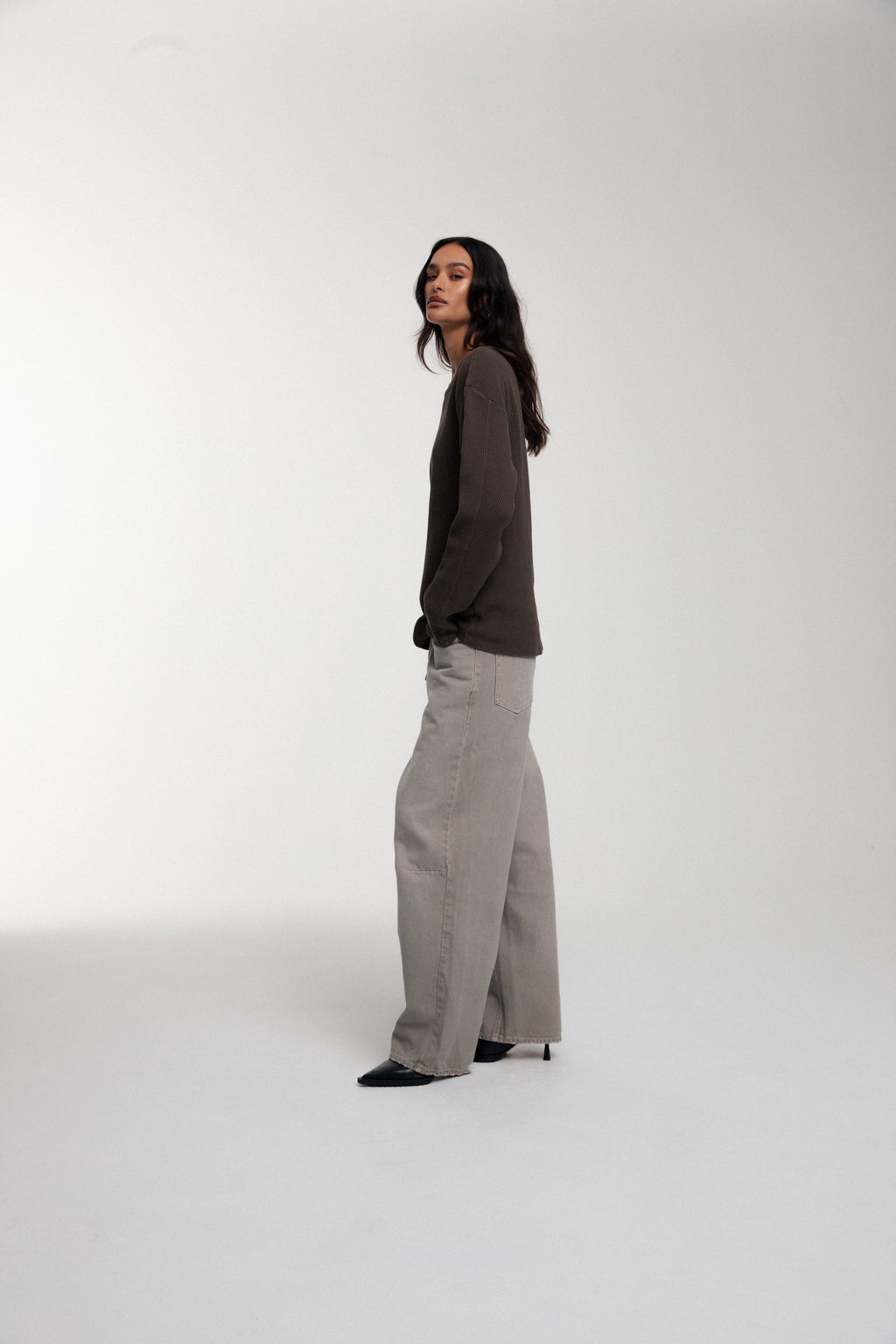Thermal Trace Crewneck - Chocolate Brown