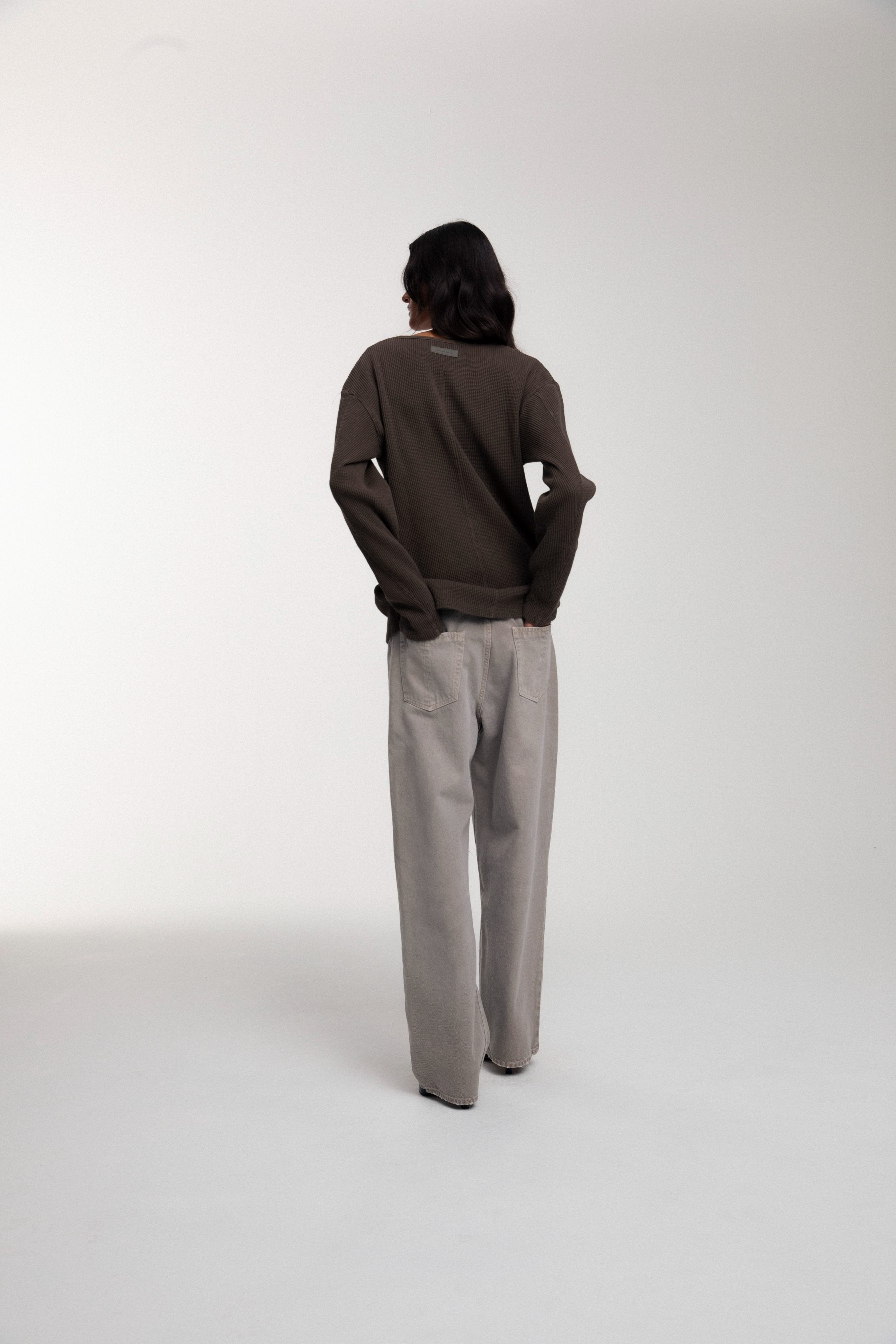 Thermal Trace Crewneck - Chocolate Brown