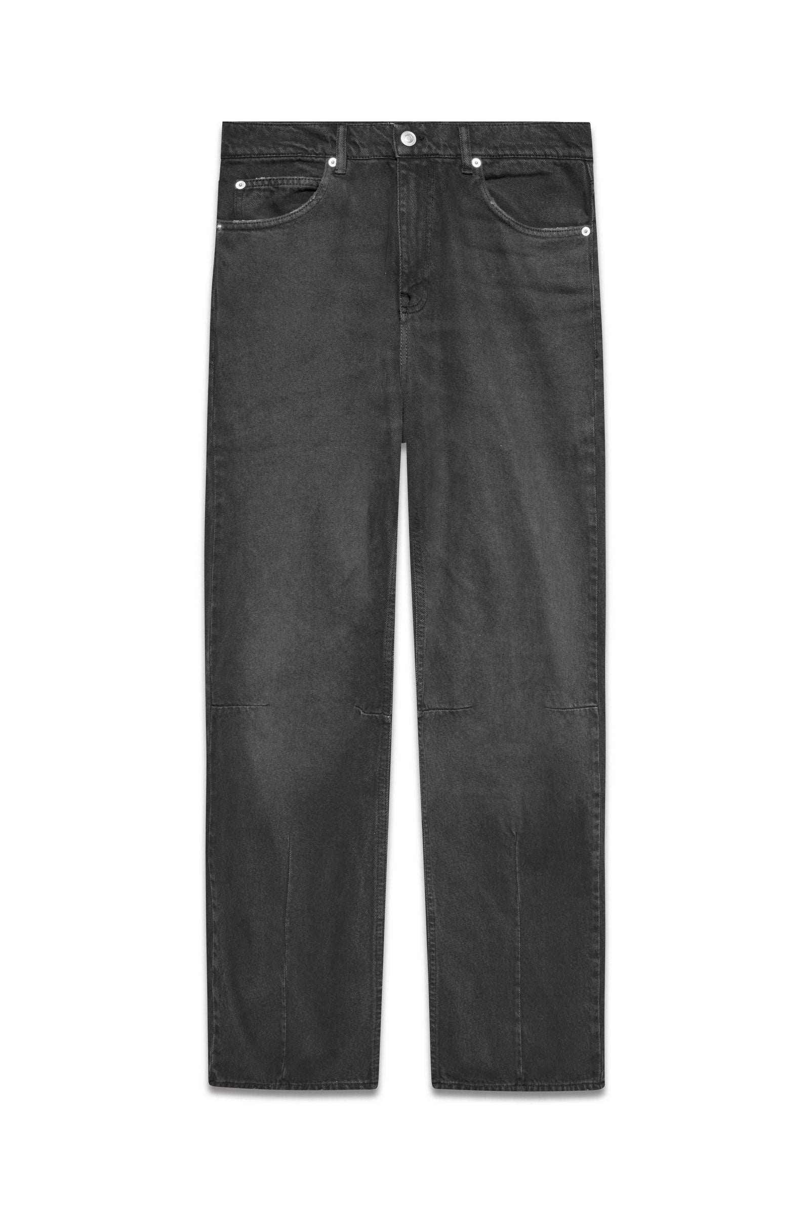 Trace Cut Denim Jeans - Meteorite Black
