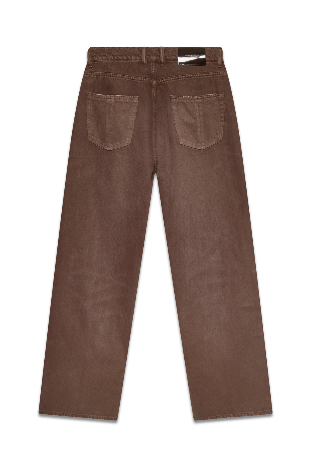 Trace Cut Denim Jeans - Chocolate Brown