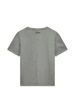 Trace T-Shirt in Foghorn — back with spine cutlines