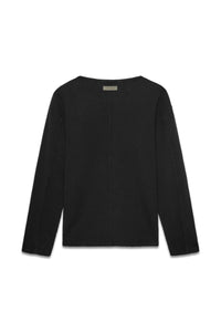 Thermal Trace Crewneck in Vintage Black — back