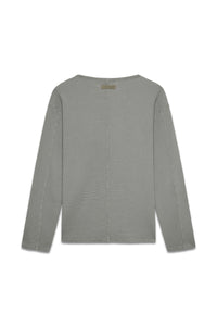 Thermal Trace Crewneck in Charcoal Grey — back