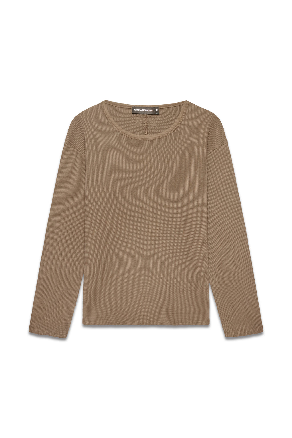 Thermal Trace Crewneck - Chocolate Brown