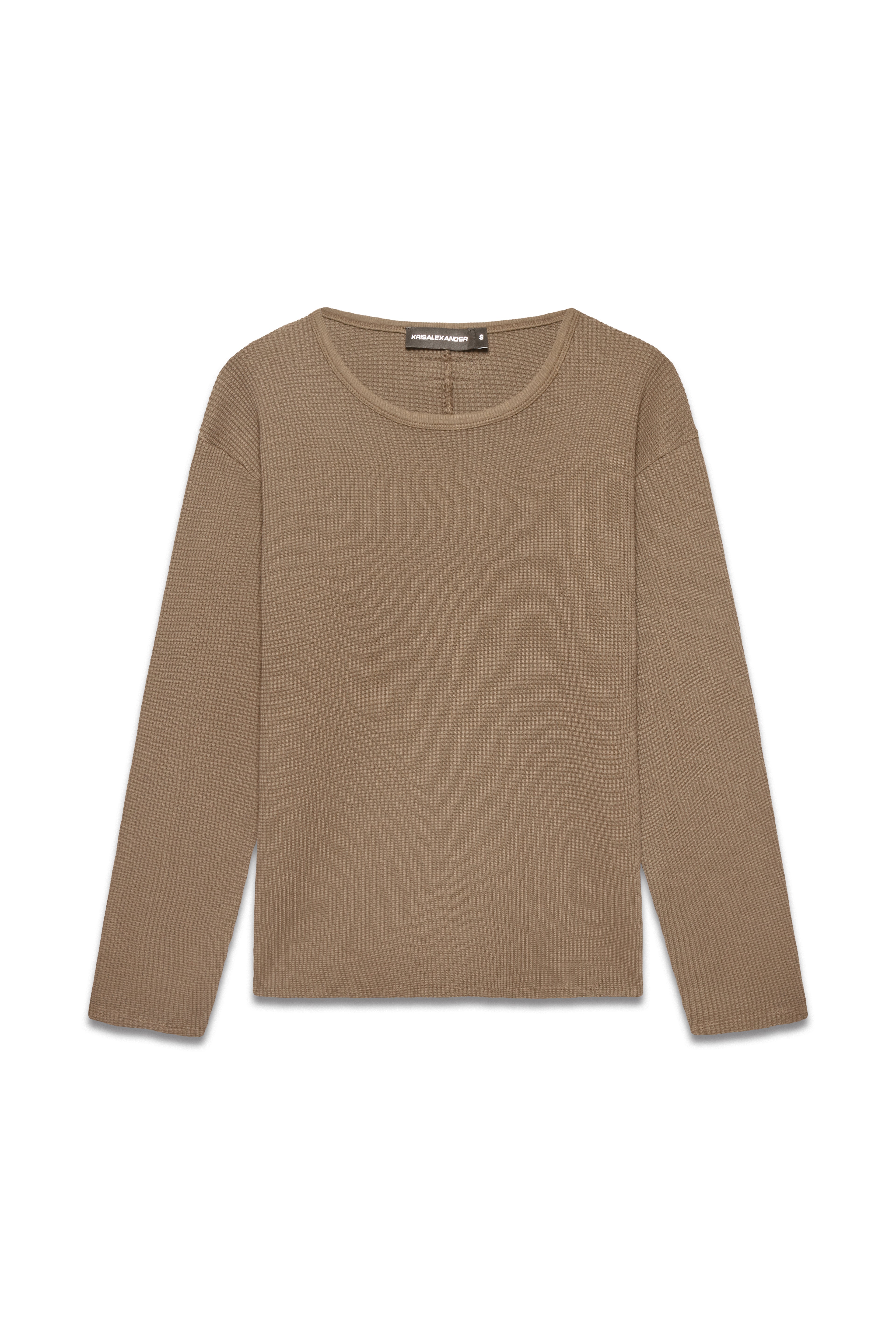 Thermal Trace Crewneck - Chocolate Brown