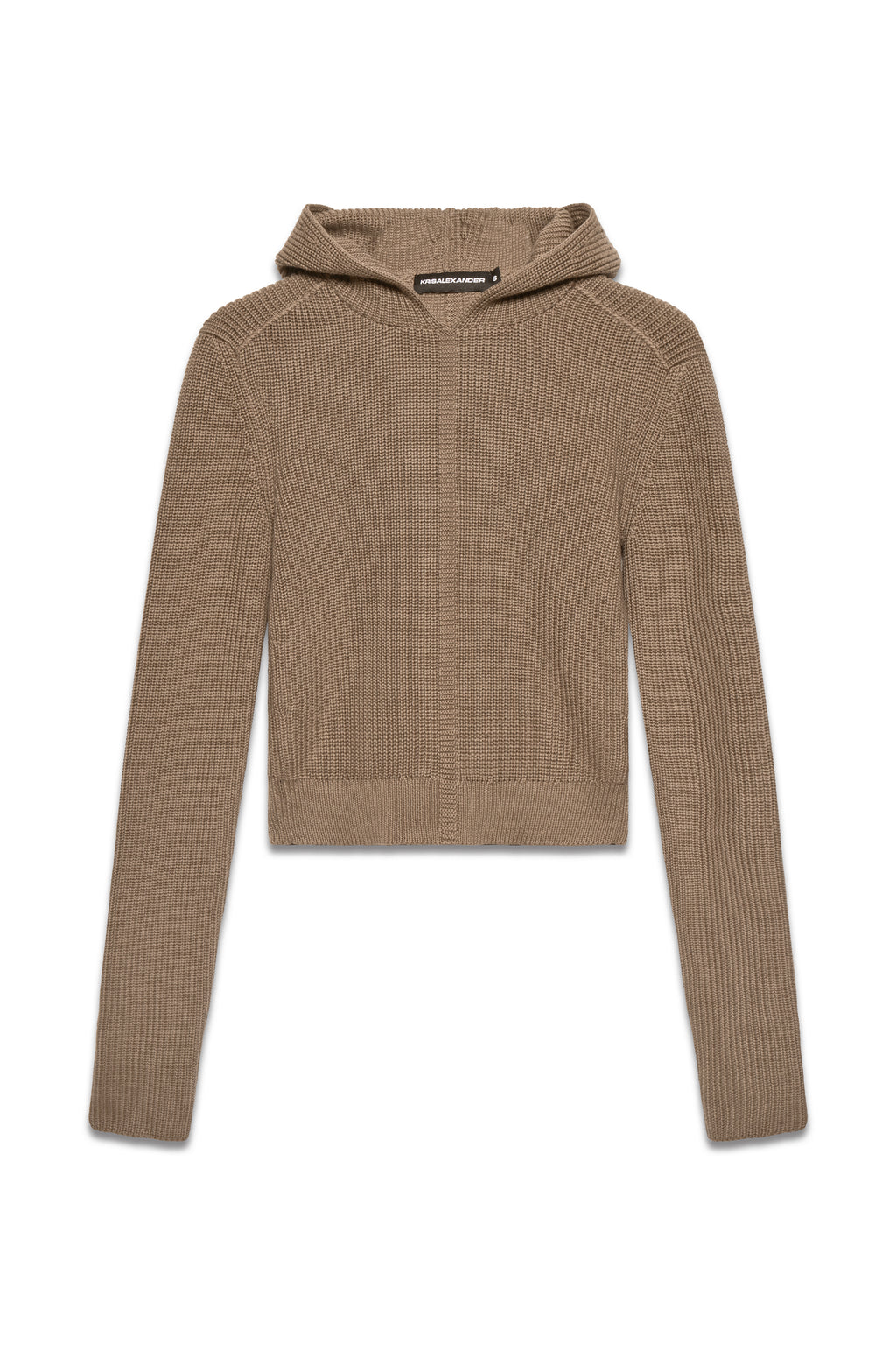 Frame Knitted Hoodie - Bungee Cord