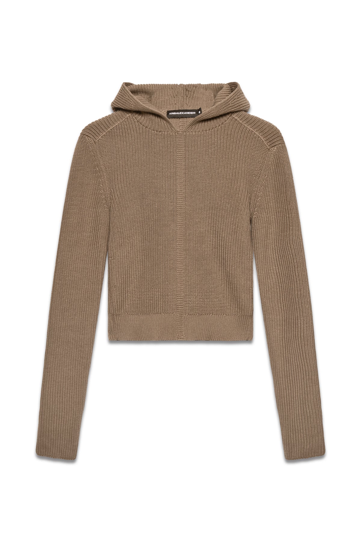 Frame Knitted Hoodie - Bungee Cord