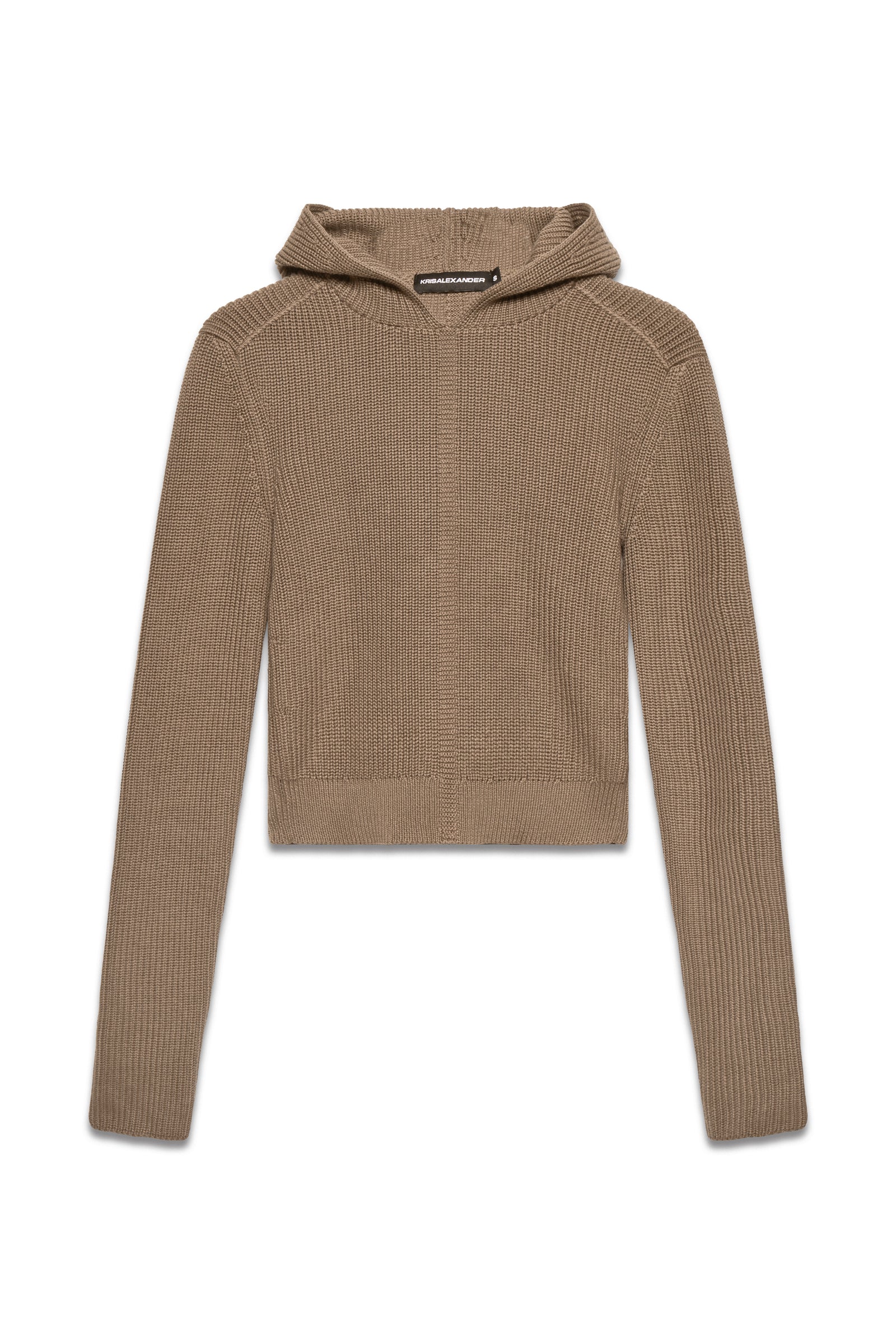 Frame Knitted Hoodie - Bungee Cord