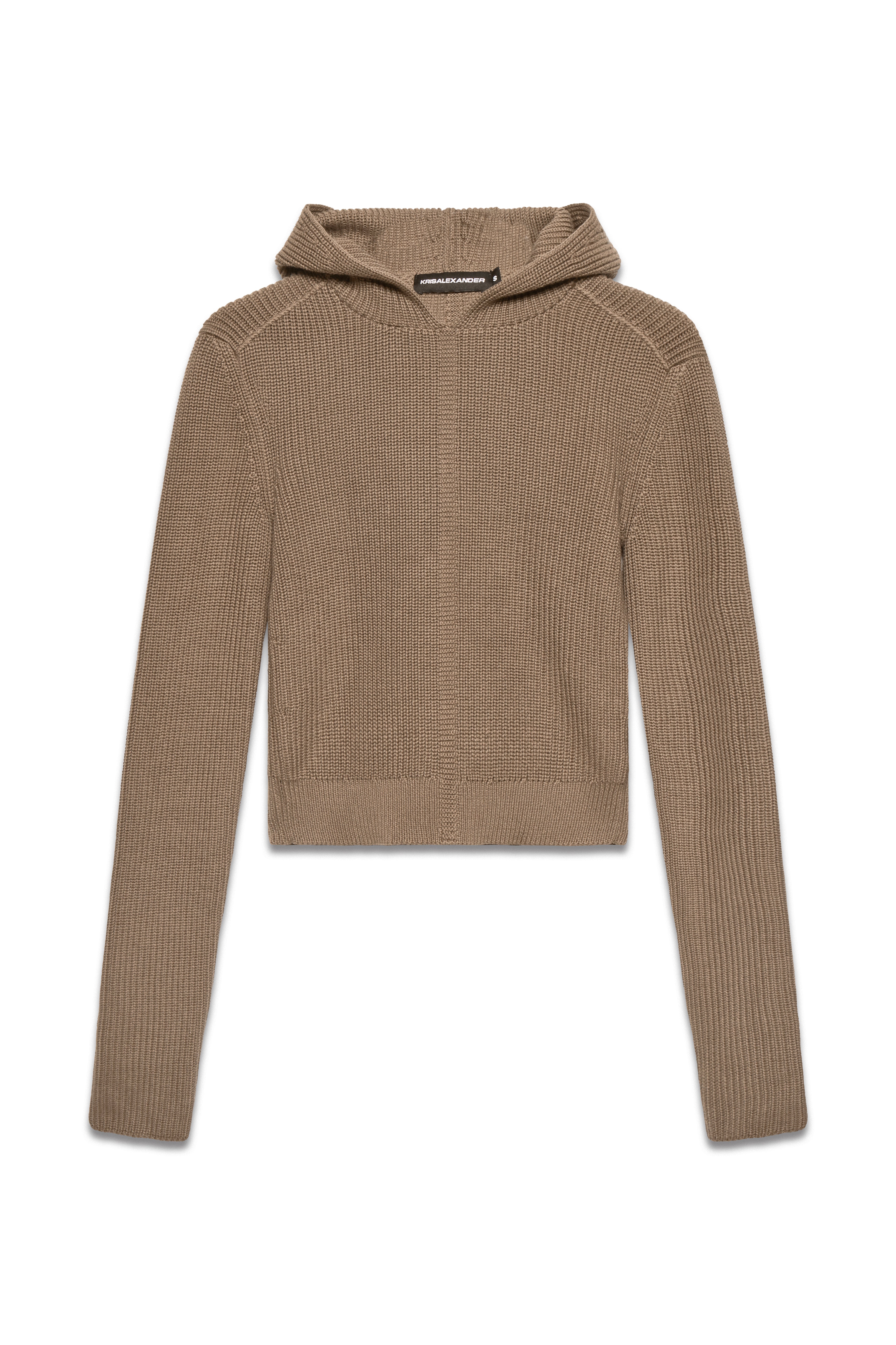 Frame Knitted Hoodie - Bungee Cord