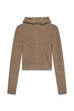 Frame Knitted Hoodie in Bungee Cord — front, krisalexander™