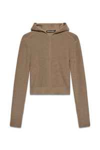 Frame Knitted Hoodie in Bungee Cord — front, krisalexander™